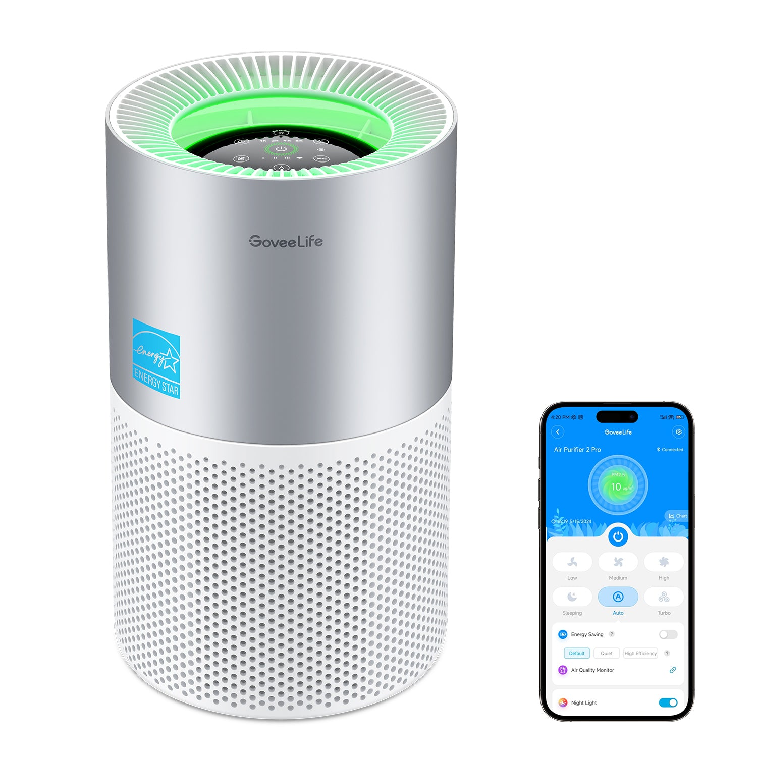 Refurbished GoveeLife Smart Air Purifier 2 Pro